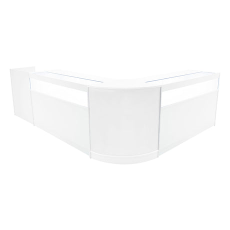 Luna LED Shop Counter Set CM60, TB60 & 2 x B1500 - White