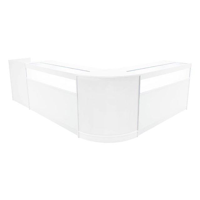 Luna LED Shop Counter Set CM60, TB60 & 2 x B1500 - White