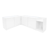Luna LED Shop Counter Set CM60, TB60 & 2 x B1500 - White