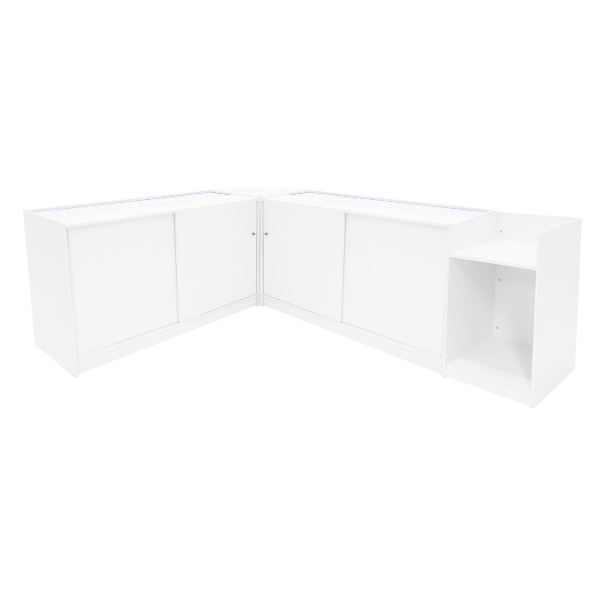 Phoenix LED Shop Counter Set CM60, TB60 & 2 x C1500 - White