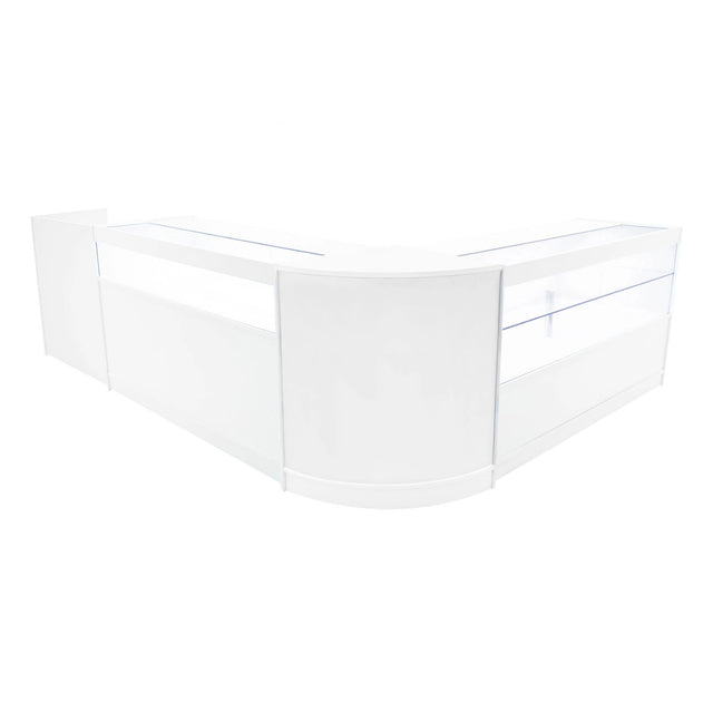 Gravity LED Shop Counter Set B1500, C1500, TB60 & CM60 - White