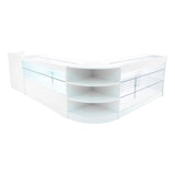 Theia LED Shop Counter Set K1500, C1500, TB60 & LM60 - White