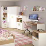 4KIDS 1 Door Desk Mobile with Orange Handles