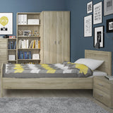 4 You Tall Wide Bookcase in Sonoma Oak
