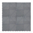 Vented Garage Floor Tiles x 225 With Edges - Grey