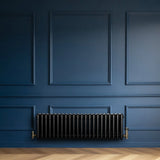 Traditional 4 Column Radiator - 300 x 1010mm  Black