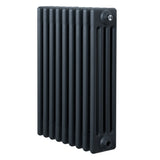 Traditional 4 Column Radiator - 600 x 425mm - Anthracite Grey