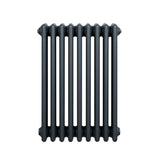 Traditional 4 Column Radiator - 600 x 425mm - Anthracite Grey
