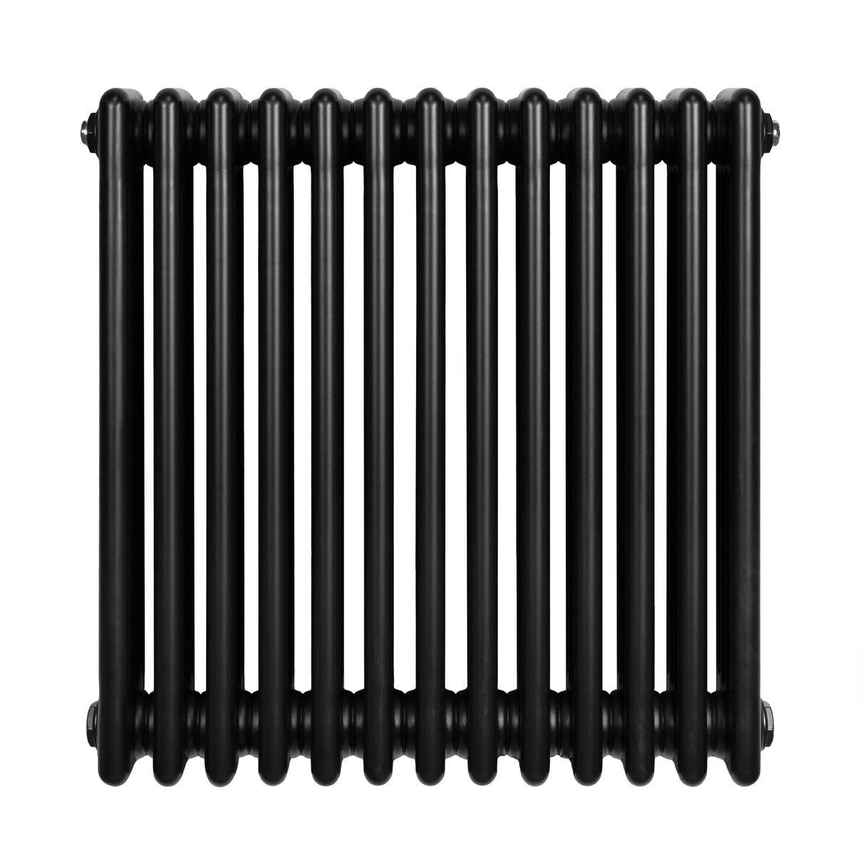 Traditional 4 Column Radiator - 600 x 605mm - Black