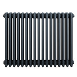 Traditional 4 Column Radiator - 600 x 785mm - Anthracite Grey