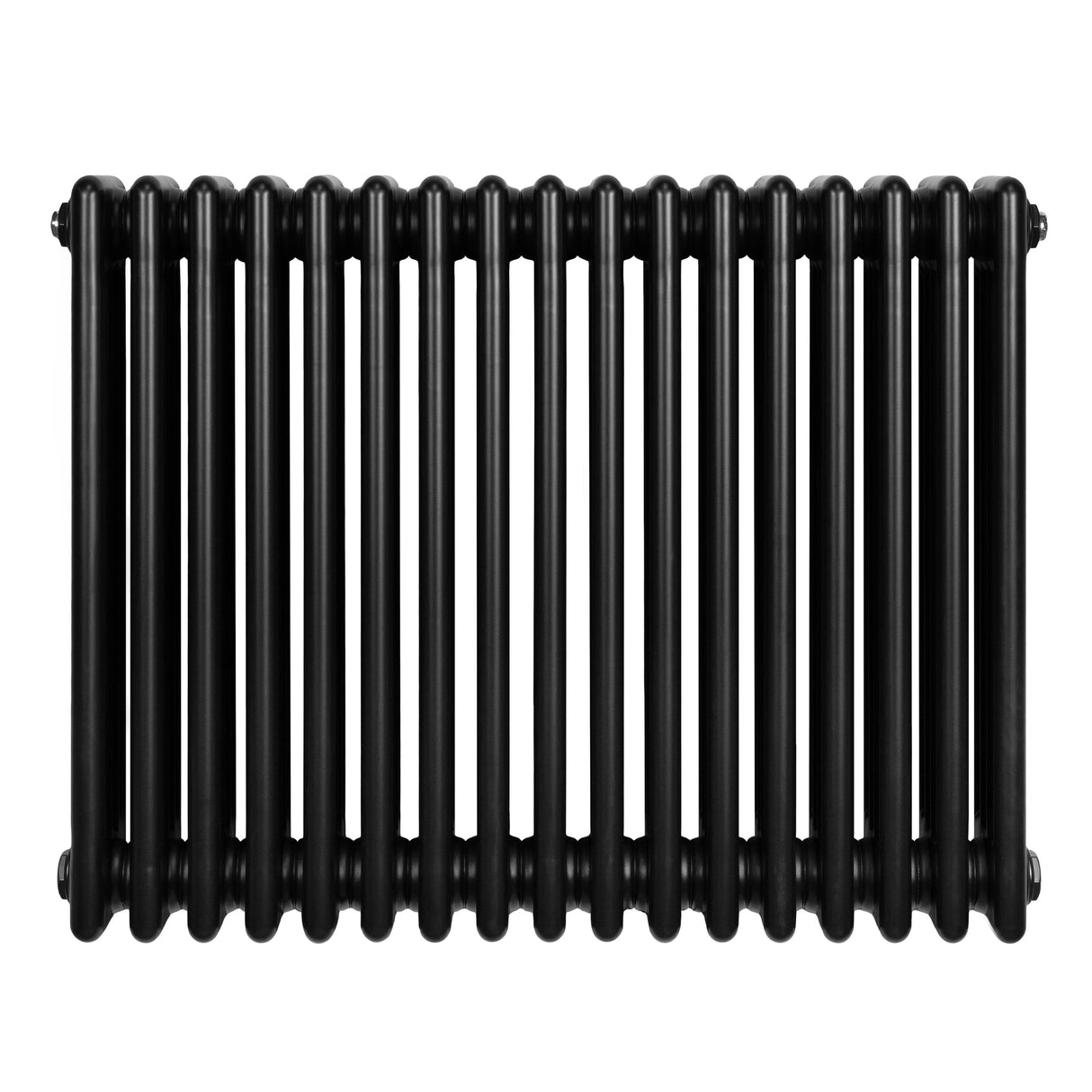 Traditional 4 Column Radiator - 600 x 785mm - Black