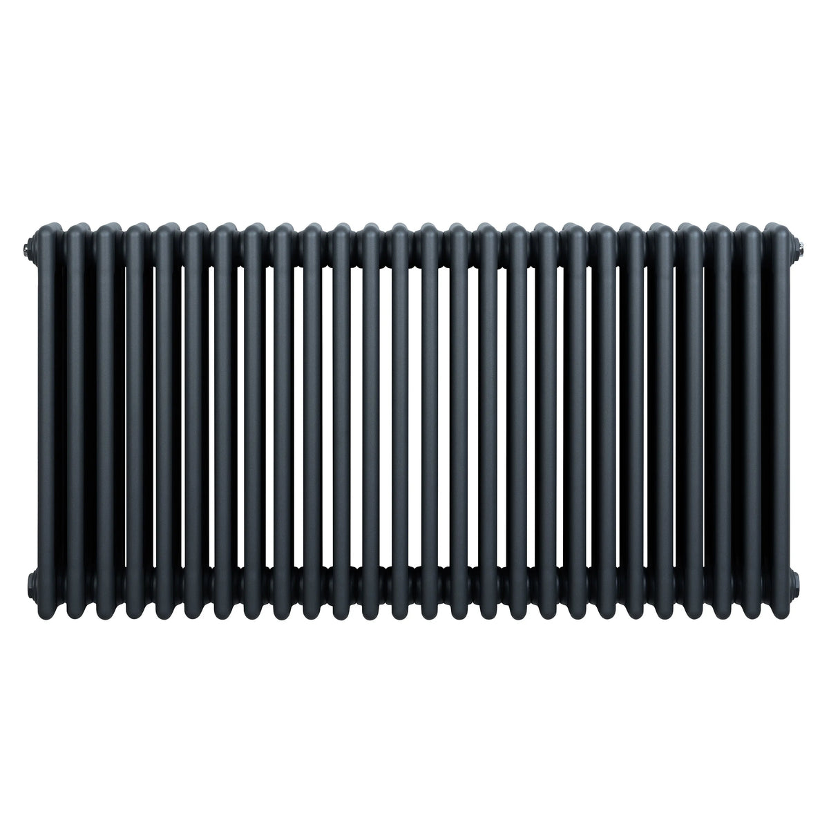 Traditional 4 Column Radiator - 600 x 1190mm - Anthracite Grey