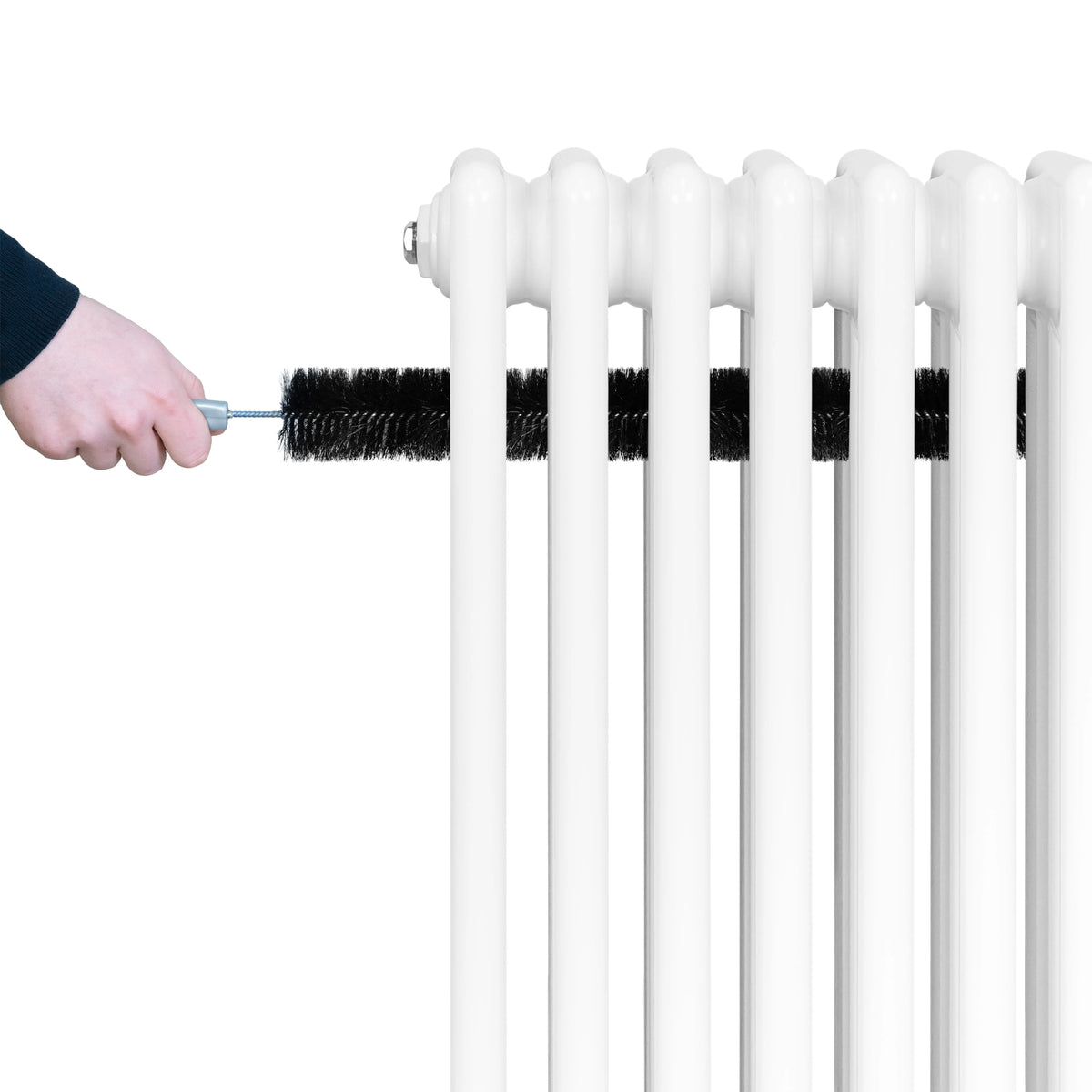 Traditional 4 Column Radiator - 600 x 1190mm - White