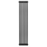 Traditional 4 Column Radiator - 1800 x 380mm - Black