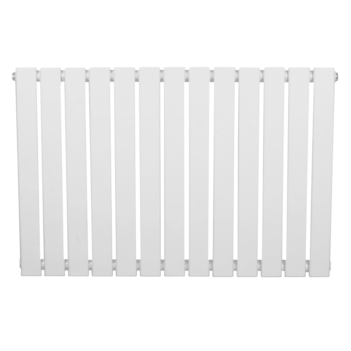 Flat Single Column Radiator - 600 x 910mm - White