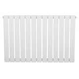 Flat Single Column Radiator - 600 x 910mm - White