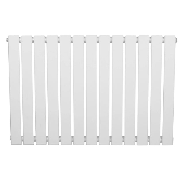Flat Single Column Radiator - 600 x 910mm - White