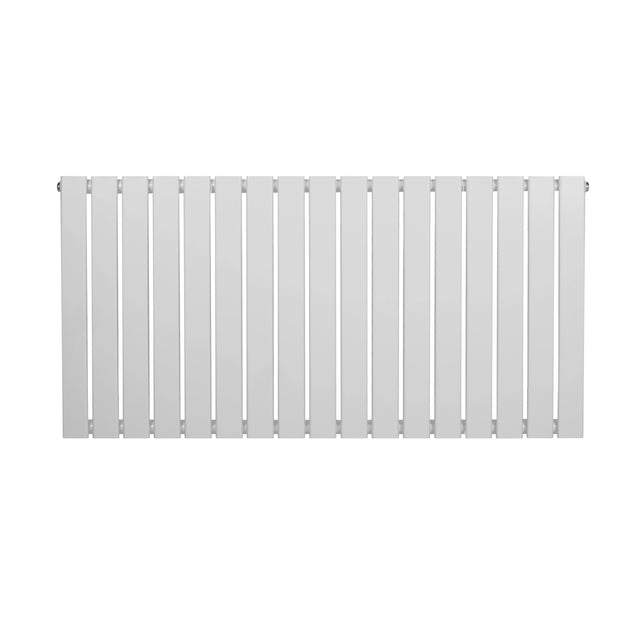 Flat Single Column Radiator - 600 x 1190mm - White