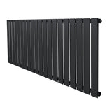 Flat Single Column Radiator - 600 x 1400mm - Anthracite Grey