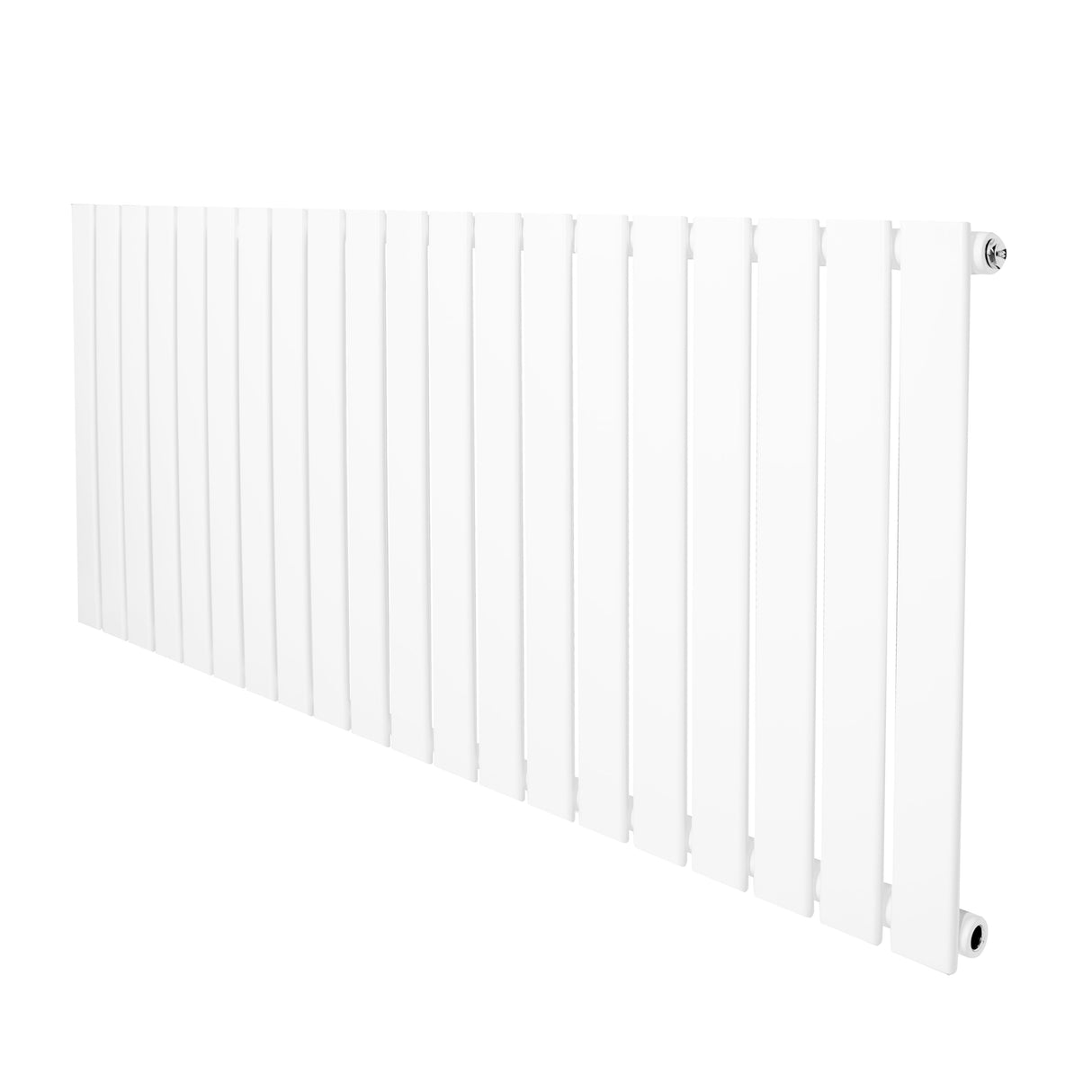 Flat Single Column Radiator - 600 x 1400mm  White
