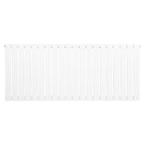 Flat Single Column Radiator - 600 x 1400mm  White