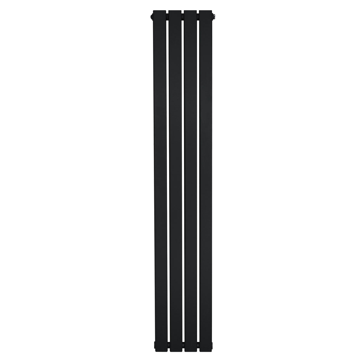 Flat Single Column Radiator - 1600 x 280mm - Black