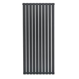 Flat Single Column Radiator - 1600 x 700mm - Anthracite Grey