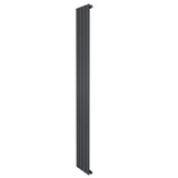 Flat Single Column Radiator - 1800 x 280mm - Anthracite Grey