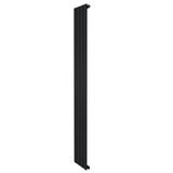 Flat Single Column Radiator - 1800 x 280mm - Black