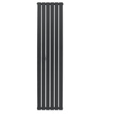 Flat Single Column Radiator - 1800 x 420mm - Anthracite Grey