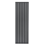 Flat Single Column Radiator - 1800 x 560mm - Anthracite Grey