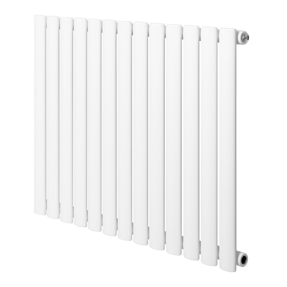 Oval Single Column Radiator - 600 x 780mm - White