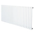 Oval Single Column Radiator - 600 x 1440mm - White