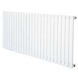 Oval Single Column Radiator - 600 x 1440mm - White
