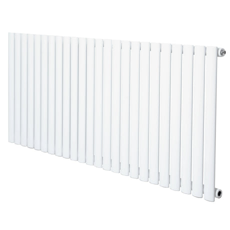 Oval Single Column Radiator - 600 x 1440mm - White