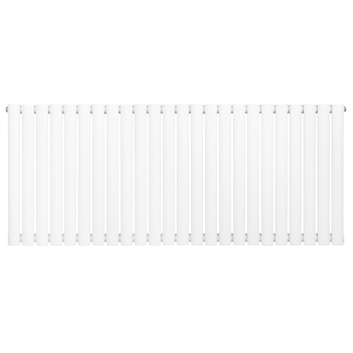 Oval Single Column Radiator - 600 x 1440mm - White