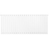 Oval Single Column Radiator - 600 x 1440mm - White