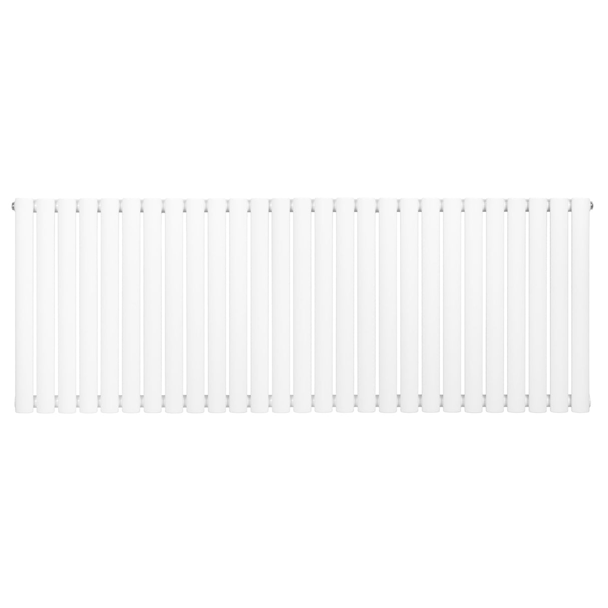 Oval Single Column Radiator - 600 x 1620mm - White