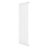 Oval Single Column Radiator - 1600 x 480mm - White
