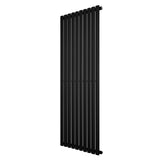 Oval Single Column Radiator - 1600 x 600mm - Black