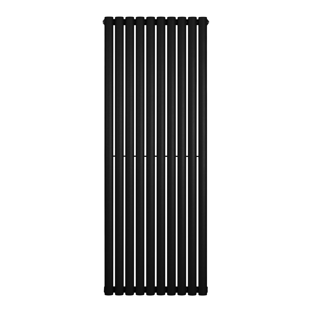 Oval Single Column Radiator - 1600 x 600mm - Black