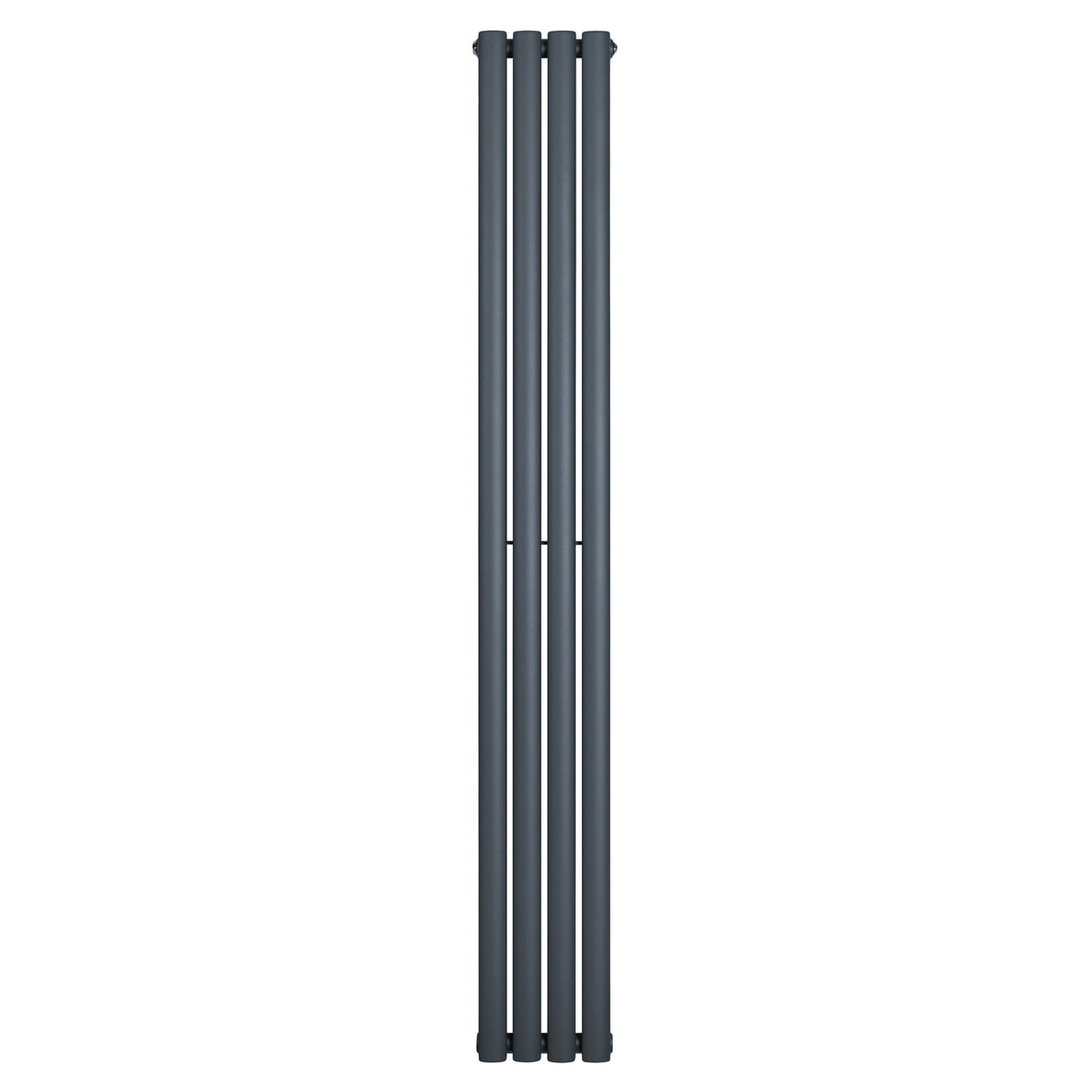 Oval Single Column Radiator - 1800 x 240mm - Anthracite Grey