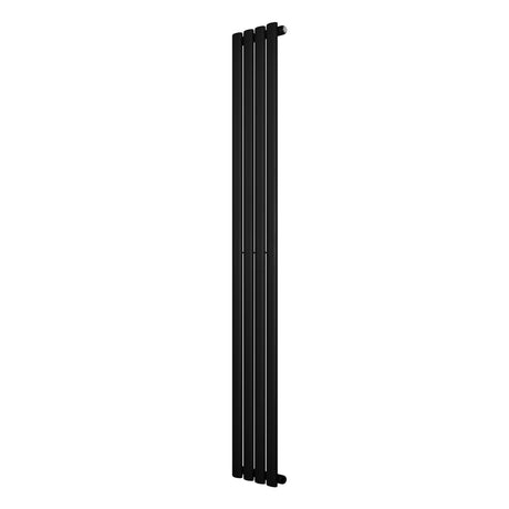 Oval Single Column Radiator - 1800 x 240mm - Black