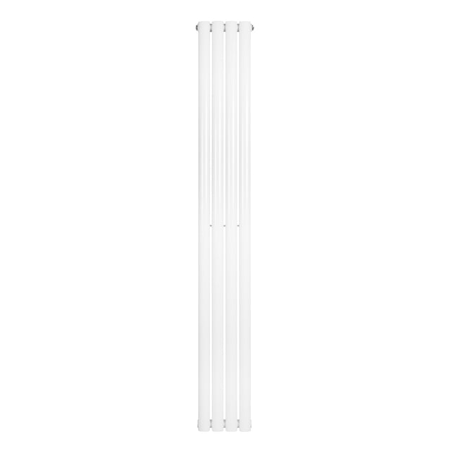 Oval Single Column Radiator - 1800 x 240mm - White