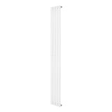 Oval Single Column Radiator - 1800 x 240mm - White