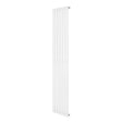 Oval Single Column Radiator - 1800 x 360mm - White