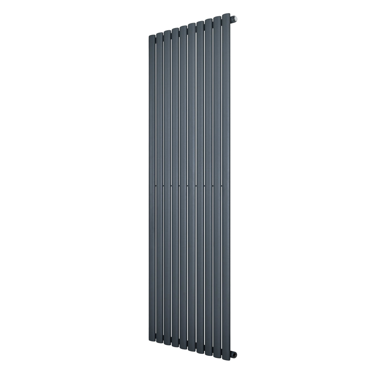 Oval Single Column Radiator - 1800 x 600mm - Anthracite Grey