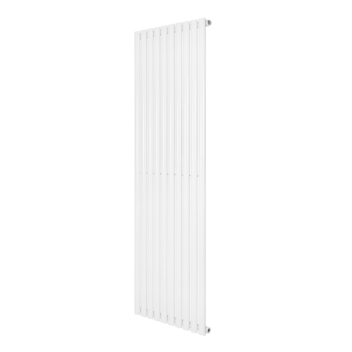 Oval Single Column Radiator - 1800 x 600mm - White