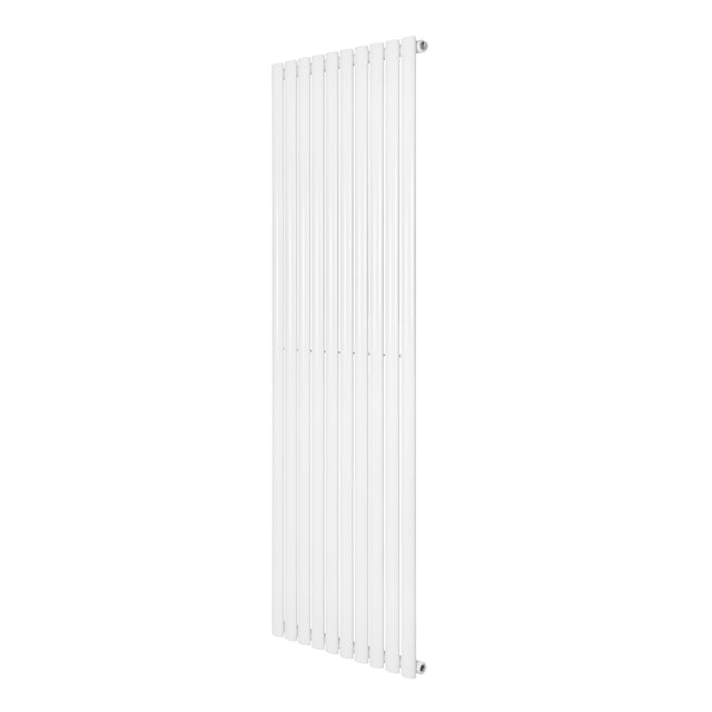 Oval Single Column Radiator - 1800 x 600mm - White