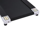 HOMCOM Folding Treadmill with Incline, Walking Pad Treadmill for Home, 1-10km/h Under Desk Running Machine with LCD Display and Wheels, No Assembly, White